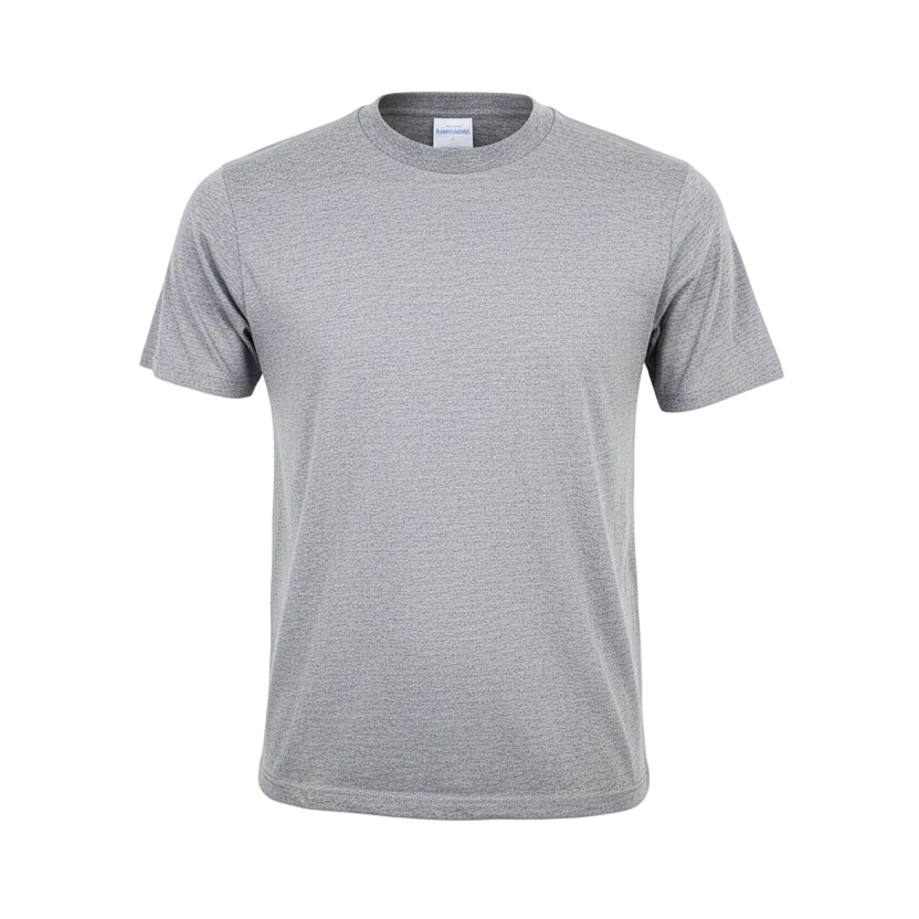 PLAIN CREWNECK T-SHIRTS (GREY)
