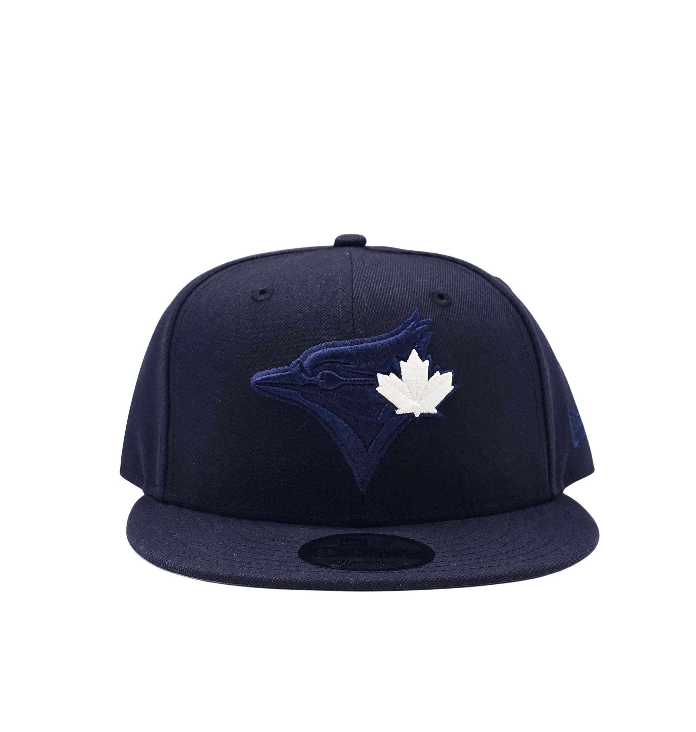 950 TORONTO BLUE JAYS NAVY WITH WHITE LEAF SNAPBACK