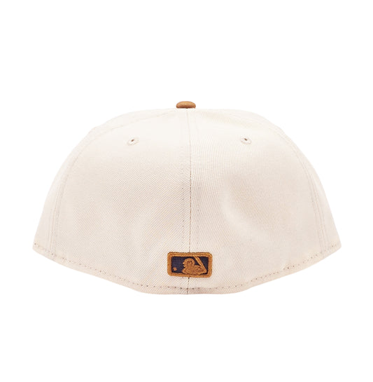 NEW ERA 59FIFTY MEN'S DETROIT TIGERS CREAM/BROWN FITTED HAT