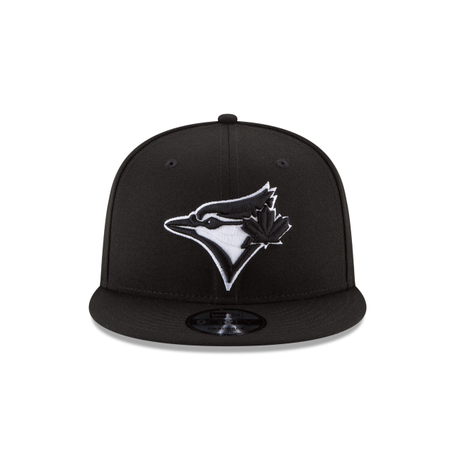 MEN'S NEW ERA MLB 9FIFTY TORONTO BLUE JAYS BLACK & WHITE SNAPBACK HAT
