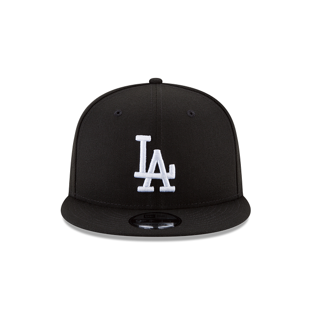MEN'S NEW ERA MLB CHASE 9FIFTY LOS ANGELES DODGERS BLACK & WHITE SNAPBACK HAT