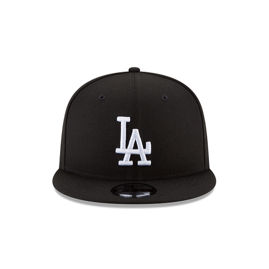 MEN'S NEW ERA MLB CHASE 9FIFTY LOS ANGELES DODGERS BLACK & WHITE SNAPBACK HAT