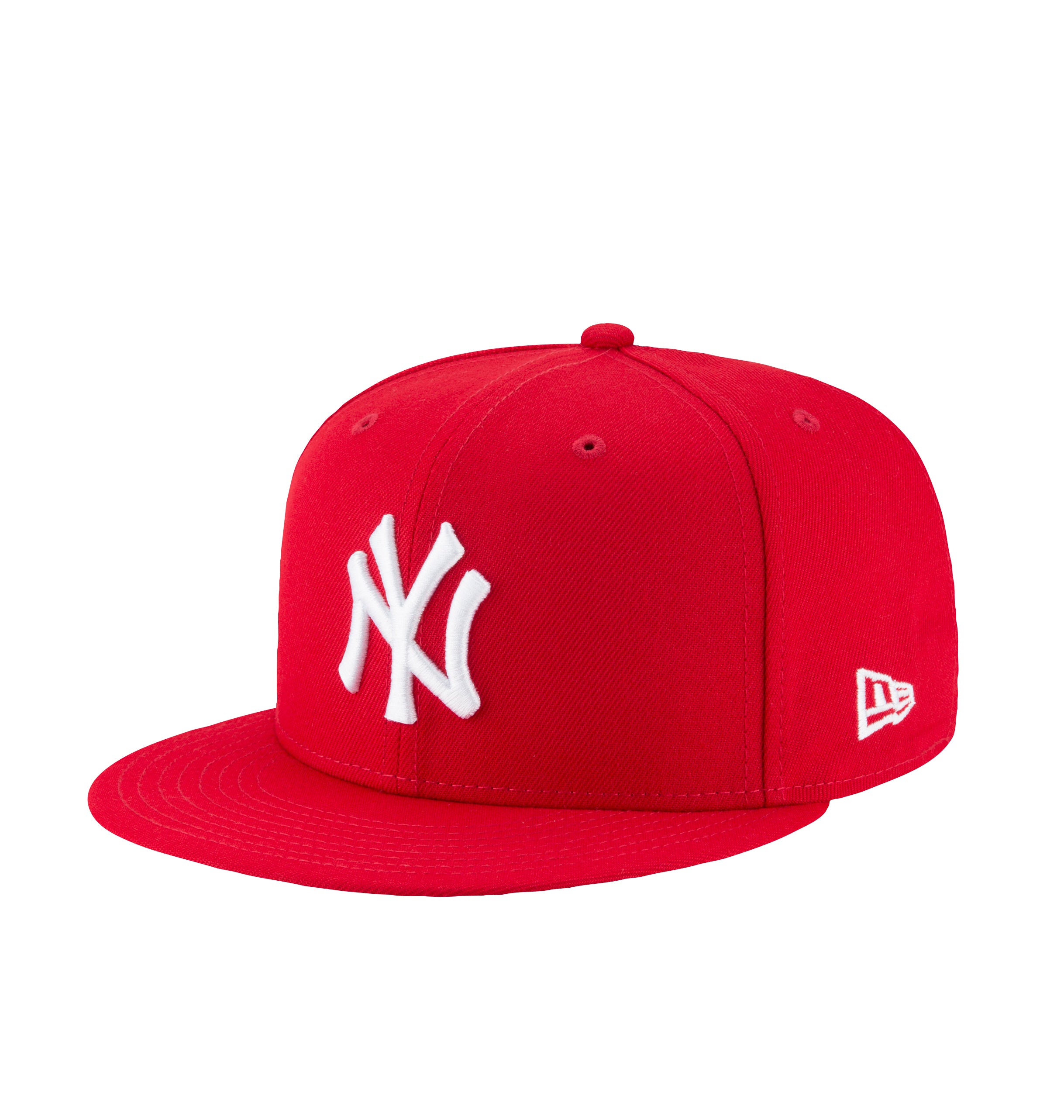 59FIFTY MEN'S MLB NEW YORK YANKEES RED/WHITE/GREY FITTED HAT