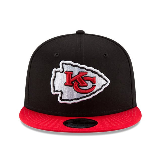 NEW ERA 9FIFTY NFL KANSAS CITY CHIEFS BLACK/RED SNAPBACK HAT