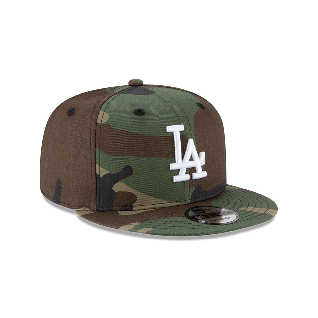 MEN'S NEW ERA MLB CHASE 9FIFTY LOS ANGELES DODGERS CAMO GREEN SNAPBACK HAT