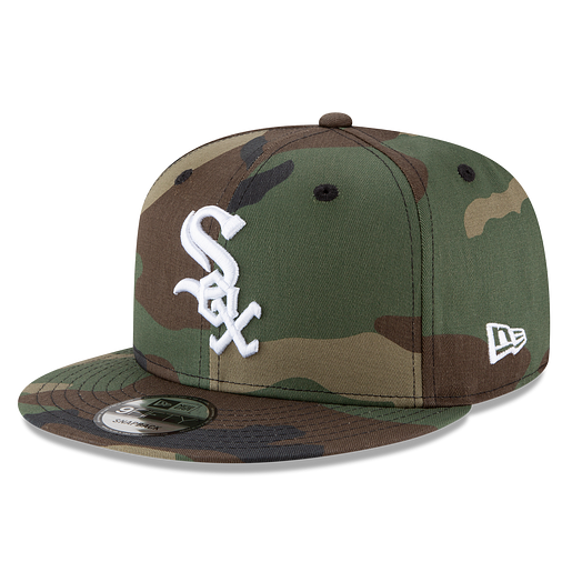 MEN'S NEW ERA MLB CHASE 9FIFTY CHICAGO WHITE SOX CAMO GREEN SNAPBACK HAT