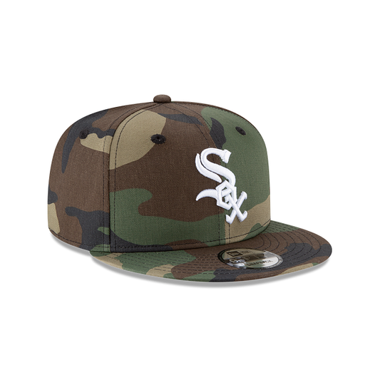 MEN'S NEW ERA MLB CHASE 9FIFTY CHICAGO WHITE SOX CAMO GREEN SNAPBACK HAT
