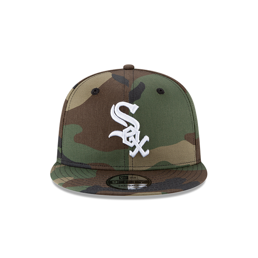 MEN'S NEW ERA MLB CHASE 9FIFTY CHICAGO WHITE SOX CAMO GREEN SNAPBACK HAT