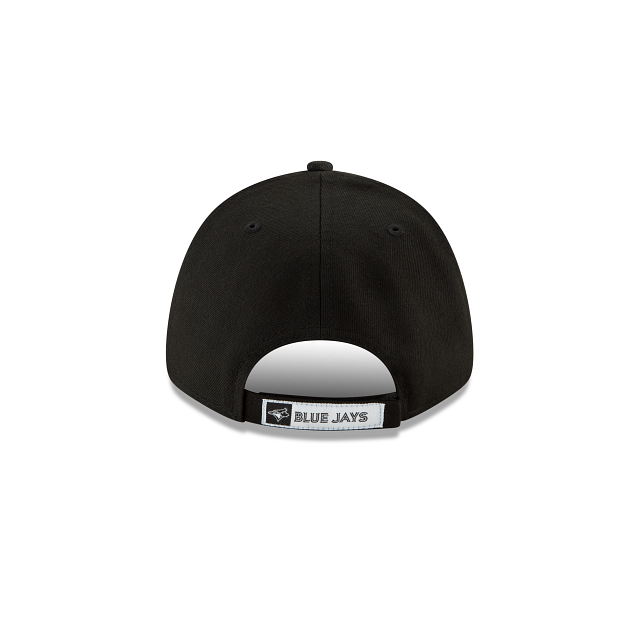 MEN'S NEW ERA MLB THE LEAGUE 9FORTY TORONTO BLUE JAYS BLACK & WHITE VELCRO ADJUSTABLE CAP