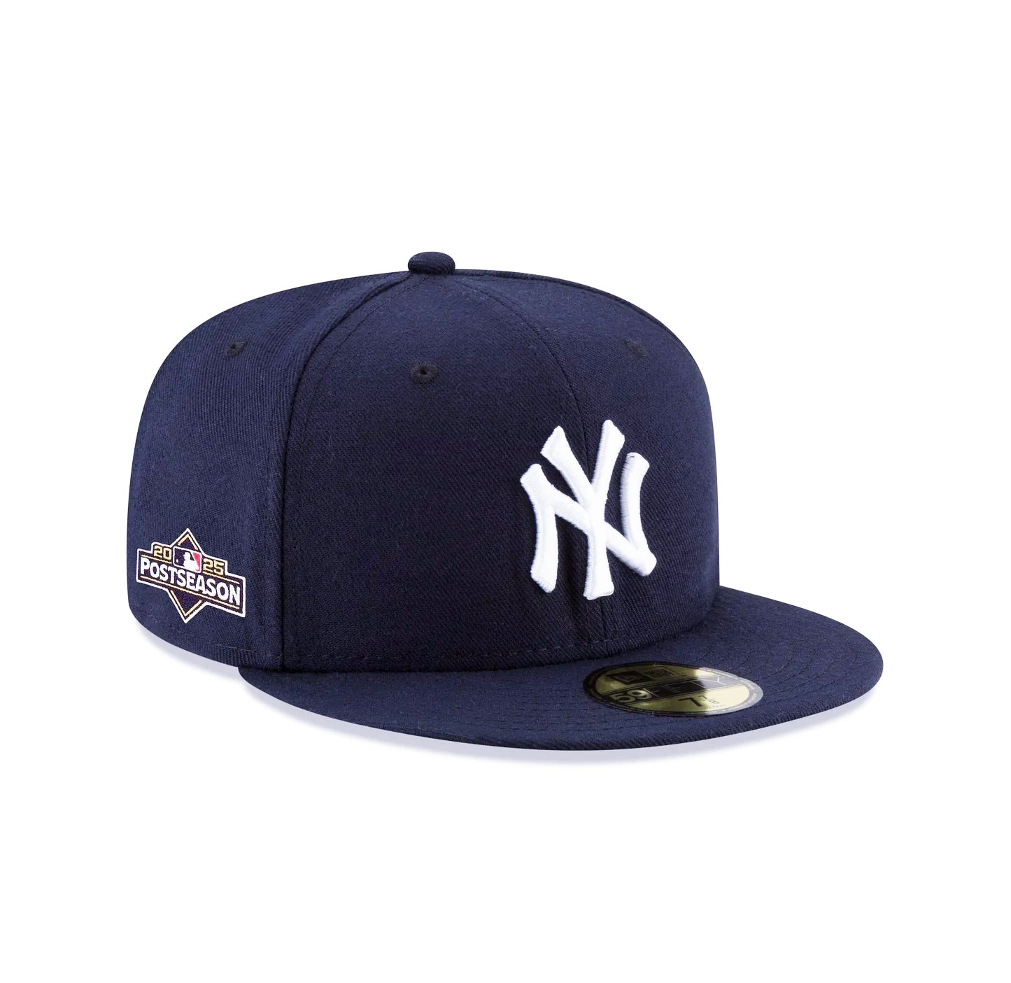 NEW ERA 59FIFTY MLB NEW YORK YANKEES 2025 POST SEASON NAVY BLUE FITTED HAT