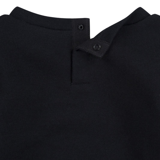 JORDAN INFANT HOLIDAY SHINE CREWNECK & LEGGING SET (BLACK/PINK SIZE 12M-24M)