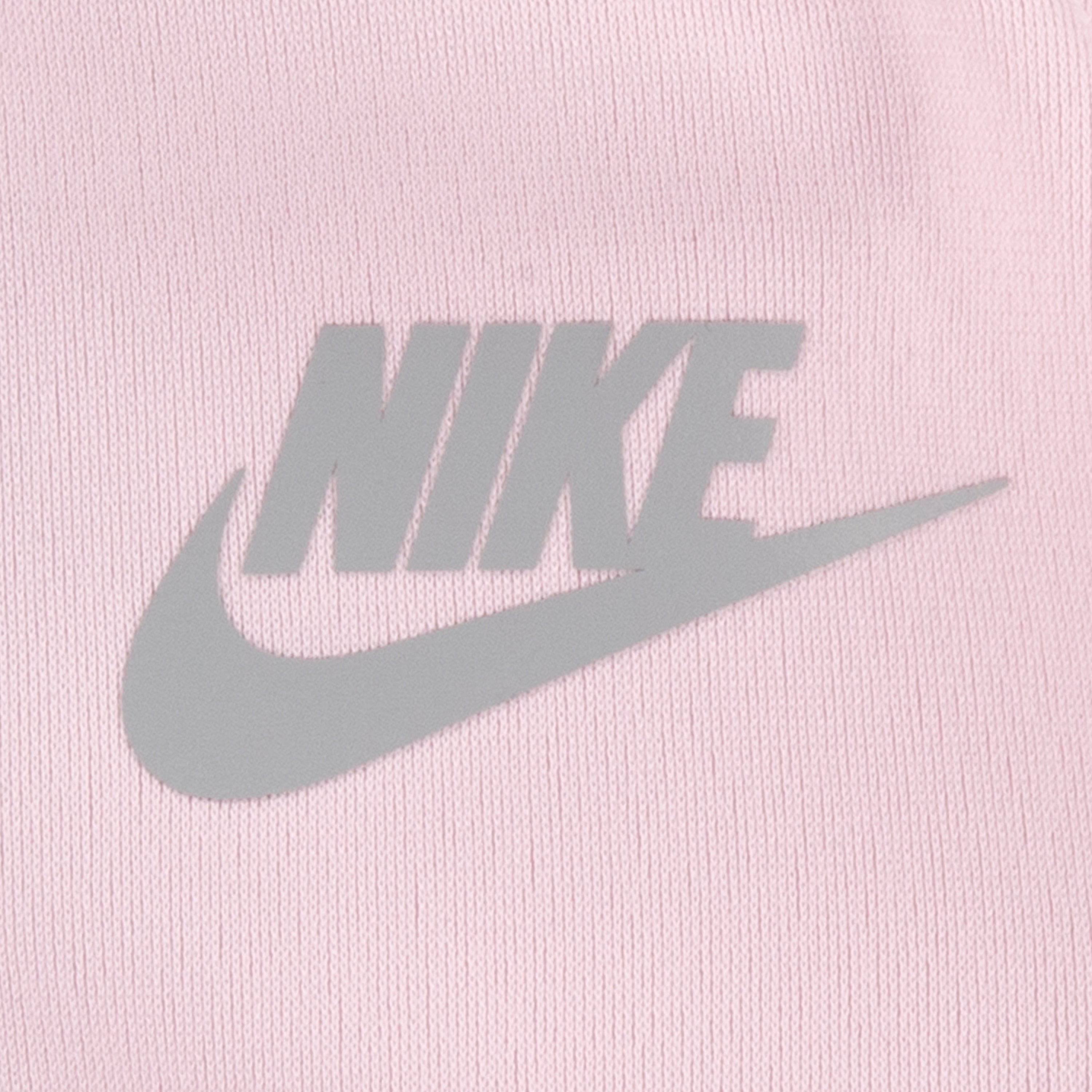 NIKE INFANT GIRLS TRICOT JACKET AND LEGGINGS SET (PINK/GREY SIZE 12M-24M)