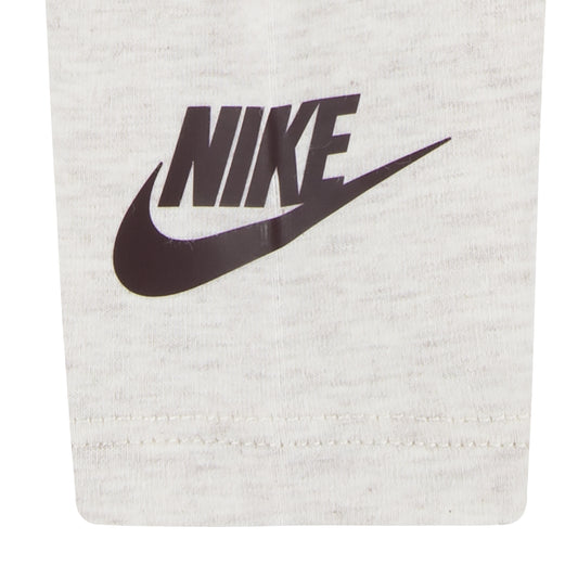 NIKE INFANT GIRLS HALF-ZIP HOODIE AND LEGGING SET (IVORY SIZES 12-24M)