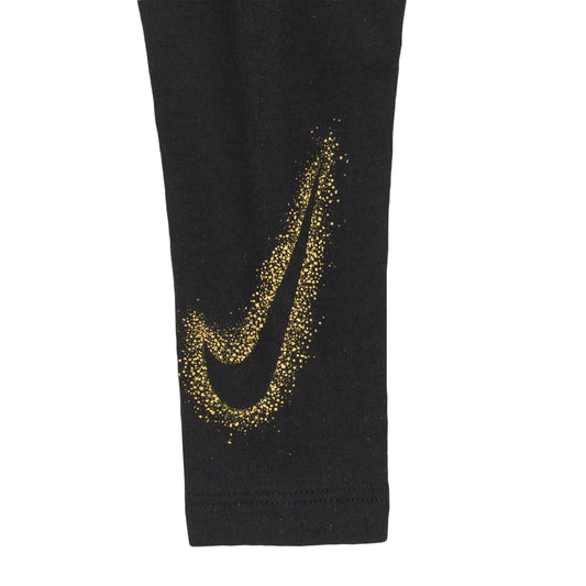 NIKE INFANT GIRLS CREWNECK AND TIGHTS SET (BLACK SIZE 12M-24M)