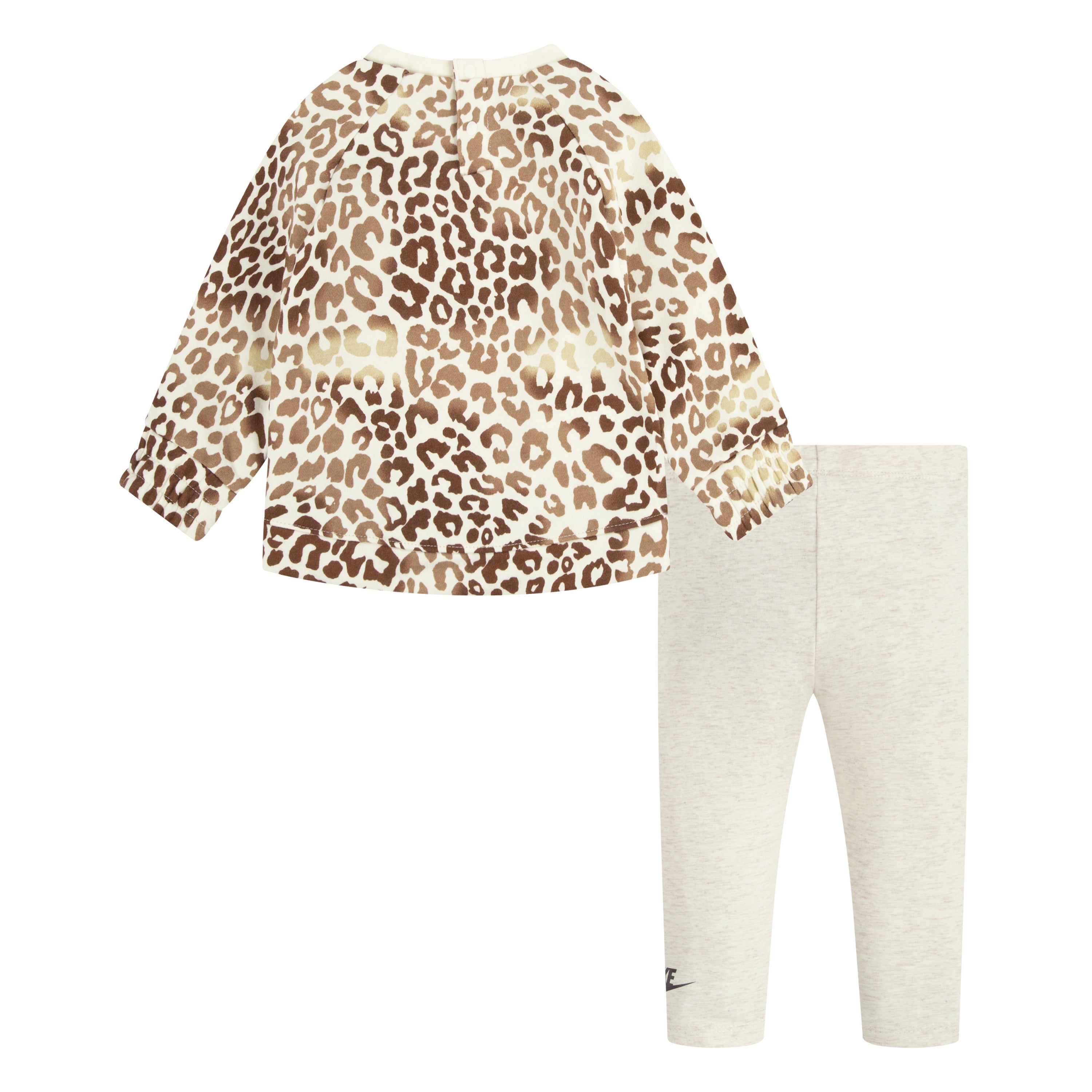 NIKE INFANT GIRLS HOODIE AND LEGGING SET (BROWN SIZES 12-24M)