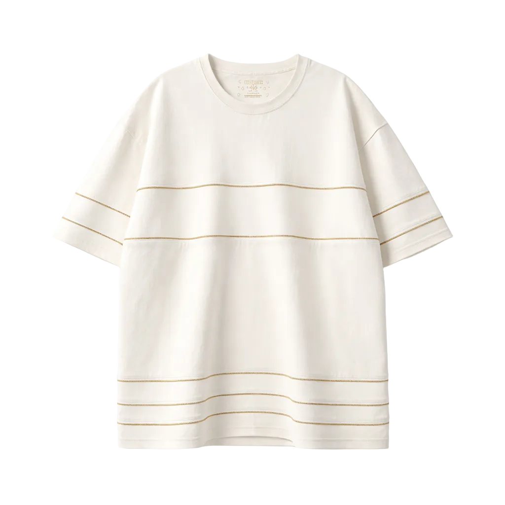 CITY OF DREAMS MEN'S BIG & TALL MULTI ZIPPER T-SHIRT (WHITE)