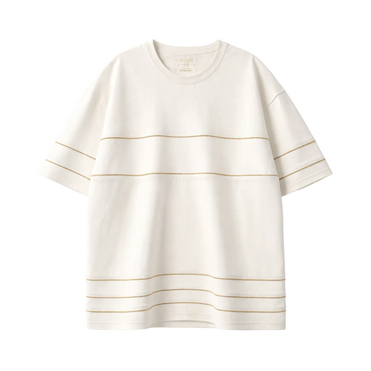 CITY OF DREAMS MEN'S BIG & TALL MULTI ZIPPER T-SHIRT (WHITE)