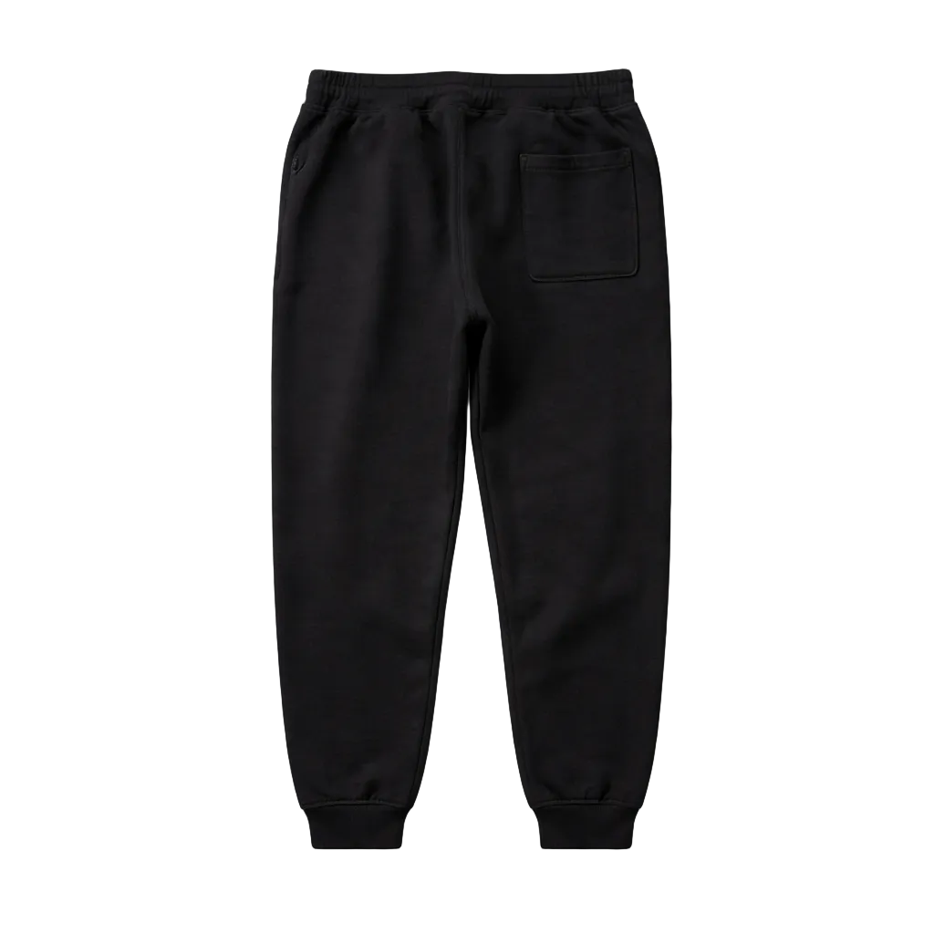 CITY OF DREAMS 416 MAPLE LEAF MEN'S BIG & TALL ZIP-UP FLEECE TRACKSET (BLACK)