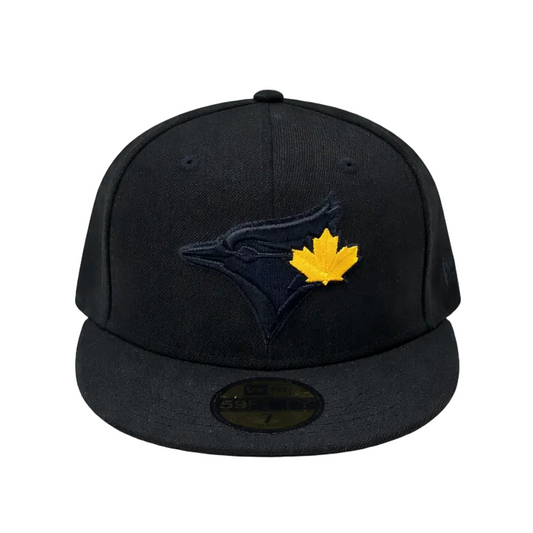 59FIFTY NEW ERA MLB TORONTO BLUE JAYS BLACK/GOLD FITTED HAT