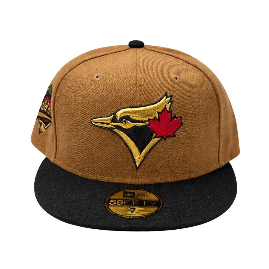 59FIFTY NEW ERA MLB 1992 WORLD SERIES TORONTO BLUE JAYS BRONZE/BLACK FITTED HAT