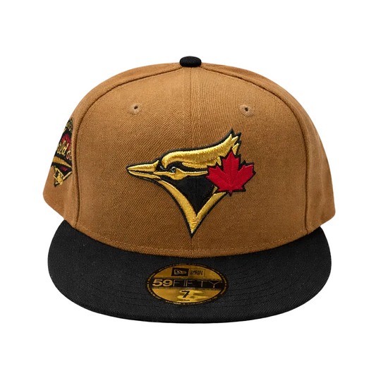 59FIFTY NEW ERA MLB 1992 WORLD SERIES TORONTO BLUE JAYS BRONZE/BLACK FITTED HAT