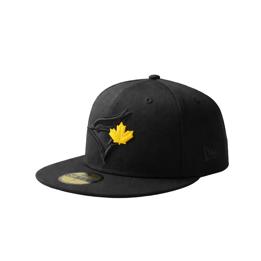 59FIFTY NEW ERA MLB TORONTO BLUE JAYS BLACK/GOLD FITTED HAT