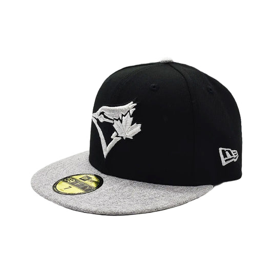 59FIFTY NEW ERA MLB TORONTO BLUE JAYS BLACK/GREY FITTED HAT