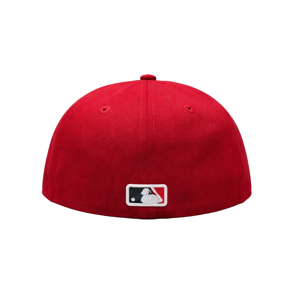 59FIFTY NEW ERA MLB TORONTO BLUE JAYS RED/WHITE FITTED HAT