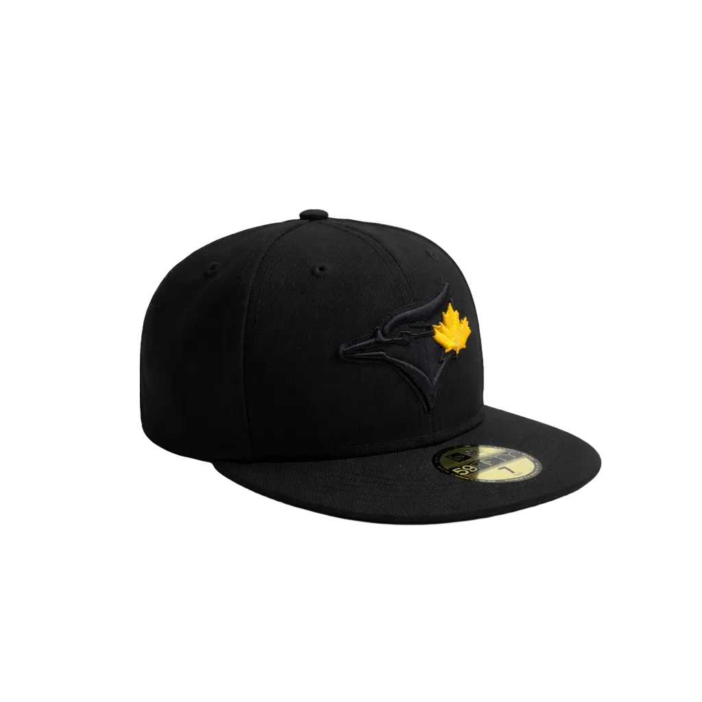 59FIFTY NEW ERA MLB TORONTO BLUE JAYS BLACK/GOLD FITTED HAT