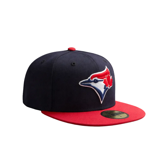 59FIFTY NEW ERA MLB TORONTO BLUE JAYS NAVY BLUE/RED FITTED HAT
