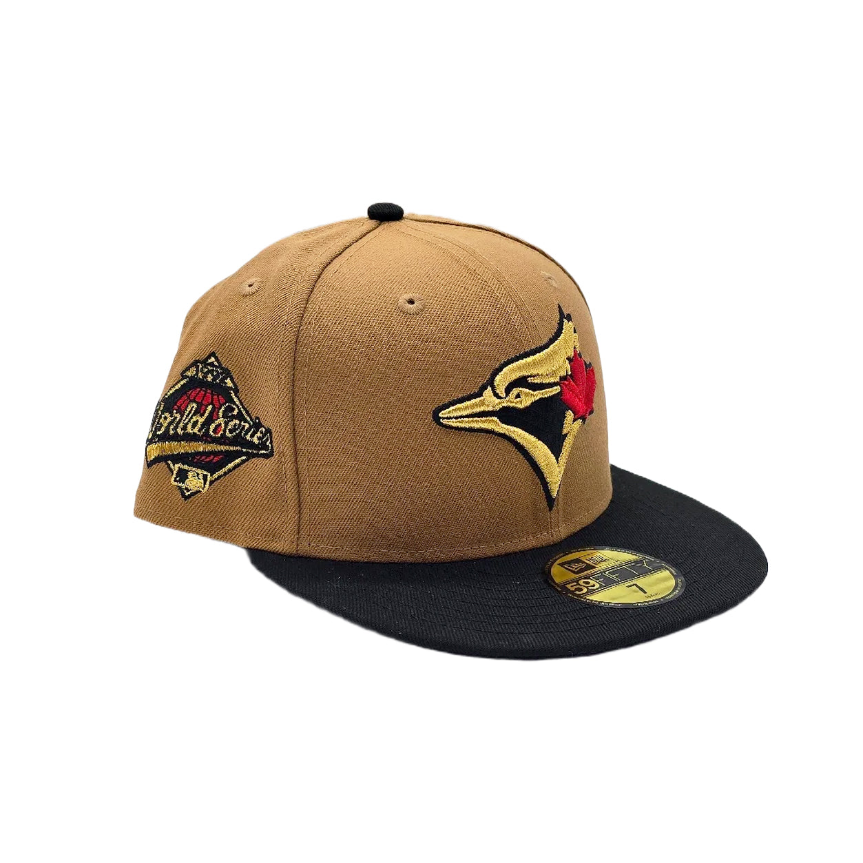 59FIFTY NEW ERA MLB 1992 WORLD SERIES TORONTO BLUE JAYS BRONZE/BLACK FITTED HAT