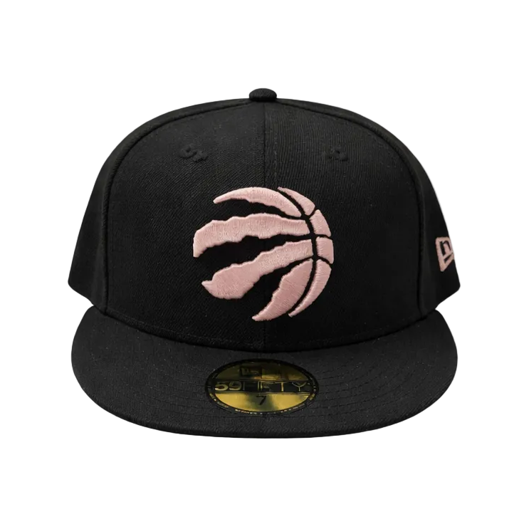 59FIFTY NEW ERA NBA TORONTO RAPTORS BLACK/PINK FITTED HAT