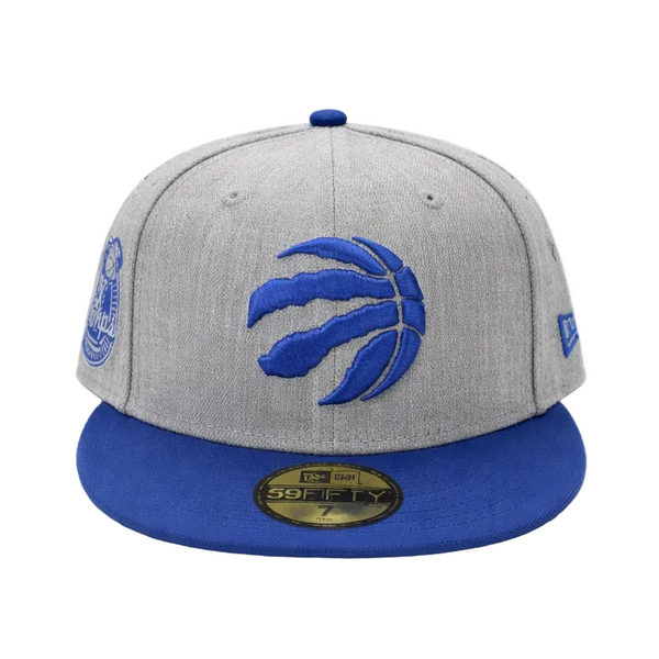 59FIFTY NEW ERA NBA TORONTO RAPTORS 1X CHAMPS GREY/ROYAL BLUE FITTED HAT