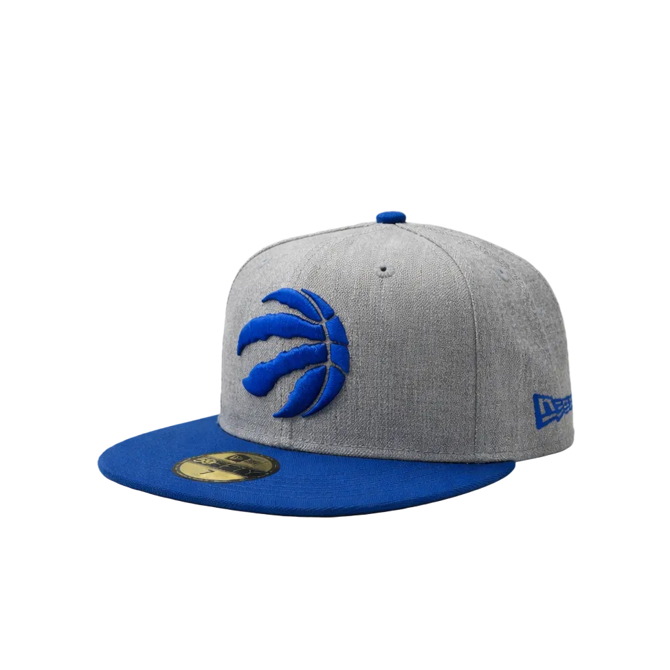 59FIFTY NEW ERA NBA TORONTO RAPTORS 1X CHAMPS GREY/ROYAL BLUE FITTED HAT