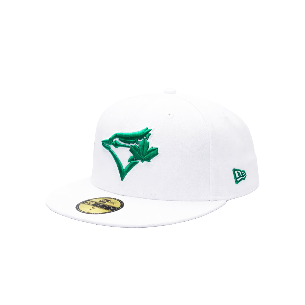 59FIFTY NEW ERA MLB 1992 WORLD SERIES TORONTO BLUE JAYS WHITE/GREEN FITTED HAT
