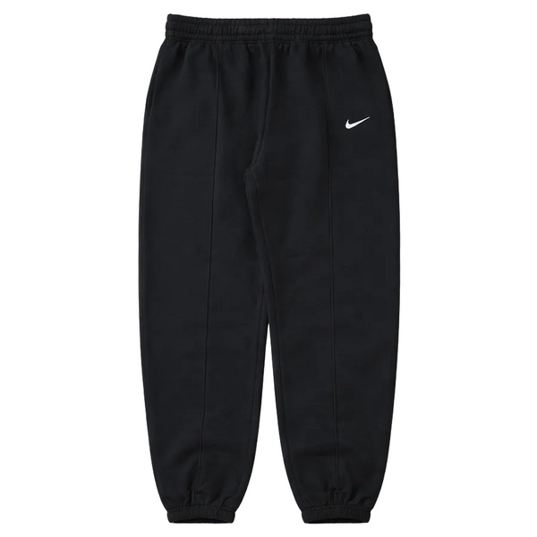 NIKE WOMEN'S W NSW MIS RISE LOOSE FIT FLEECE JOGGER PANTS (BLACK)
