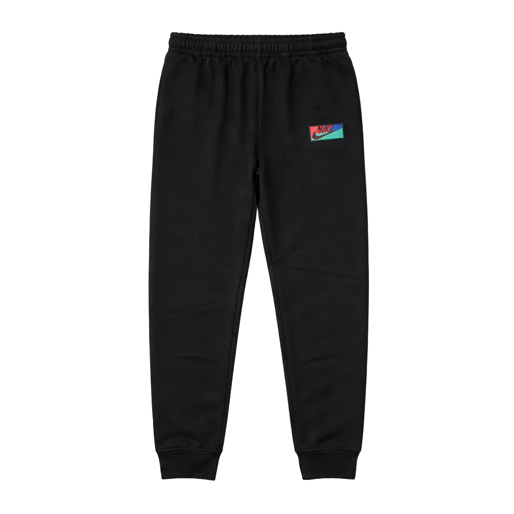 NIKE MEN'S CLUB FLEECE STANDARD FIT TAPER LEG REGULAR LENGTH JOGGERS (BLACK)