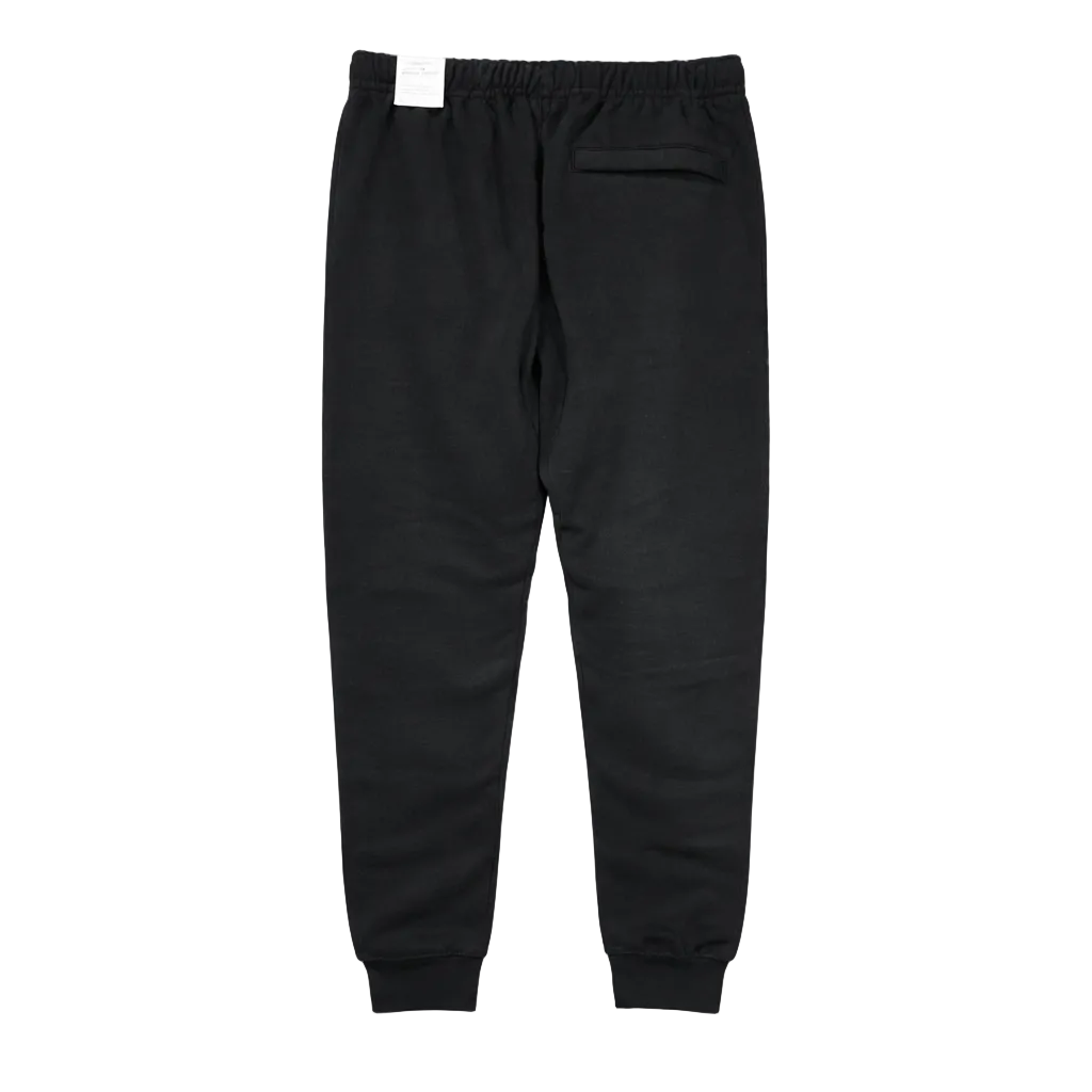 NIKE MEN'S CLUB FLEECE STANDARD FIT TAPER LEG REGULAR LENGTH JOGGERS (BLACK)