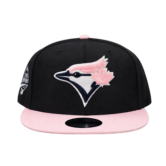 9FIFTY NEW ERA MLB 1992 WORLD SERIES TORONTO BLUE JAYS BLACK/PINK SNAPBACK HAT