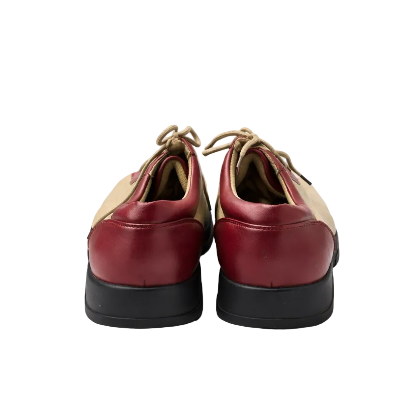 SINSHCOME KIDS SHOES (BEIGE/RED)