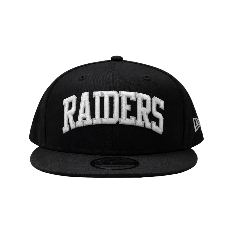 9FIFTY NEW ERA MEN'S NFL LAS VEGAS RAIDERS BLACK SNAPBACK HAT