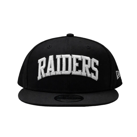 9FIFTY NEW ERA MEN'S NFL LAS VEGAS RAIDERS BLACK SNAPBACK HAT