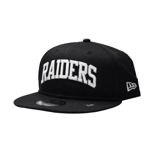 9FIFTY NEW ERA MEN'S NFL LAS VEGAS RAIDERS BLACK SNAPBACK HAT