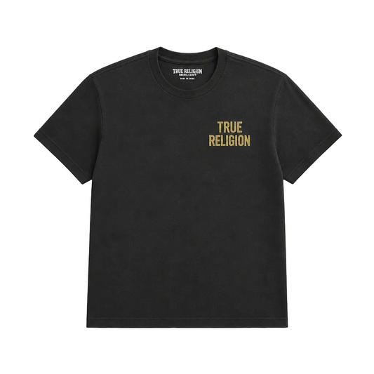 TRUE RELIGION THE ORIGINAL BUDDHA BRAND TEE (JET BLACK)