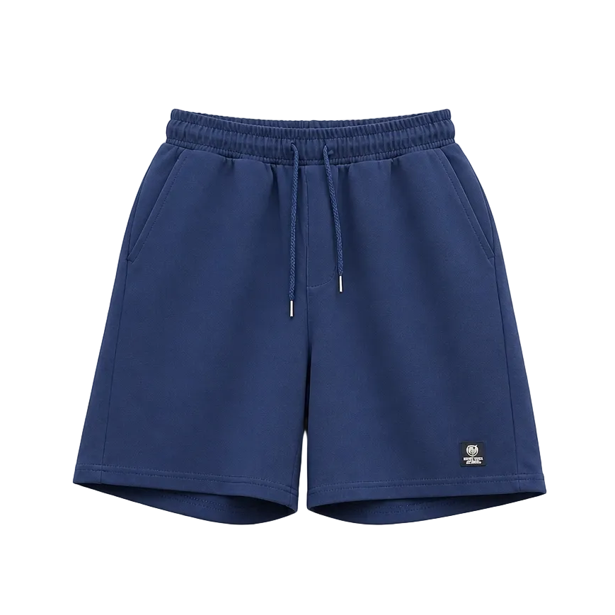 MEN'S SPORTS KNIT FRENCH TERRY SHORTS (NAVY BLUE)