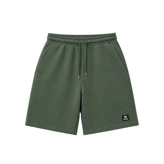 MEN'S SPORTS KNIT FRENCH TERRY SHORTS (GREEN)