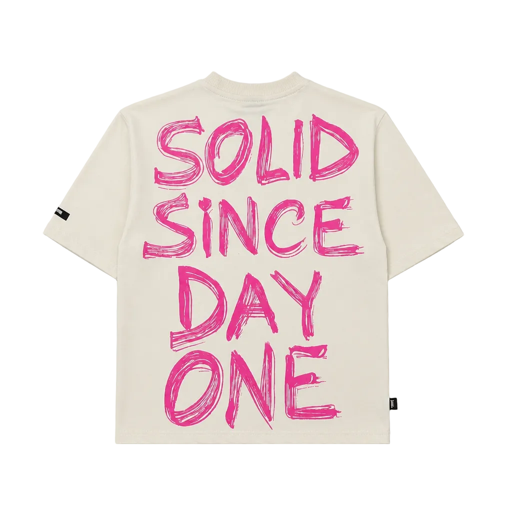 SWITCH MEN'S STAY SOLID GRAPHIC T-SHIRT (CREAM)