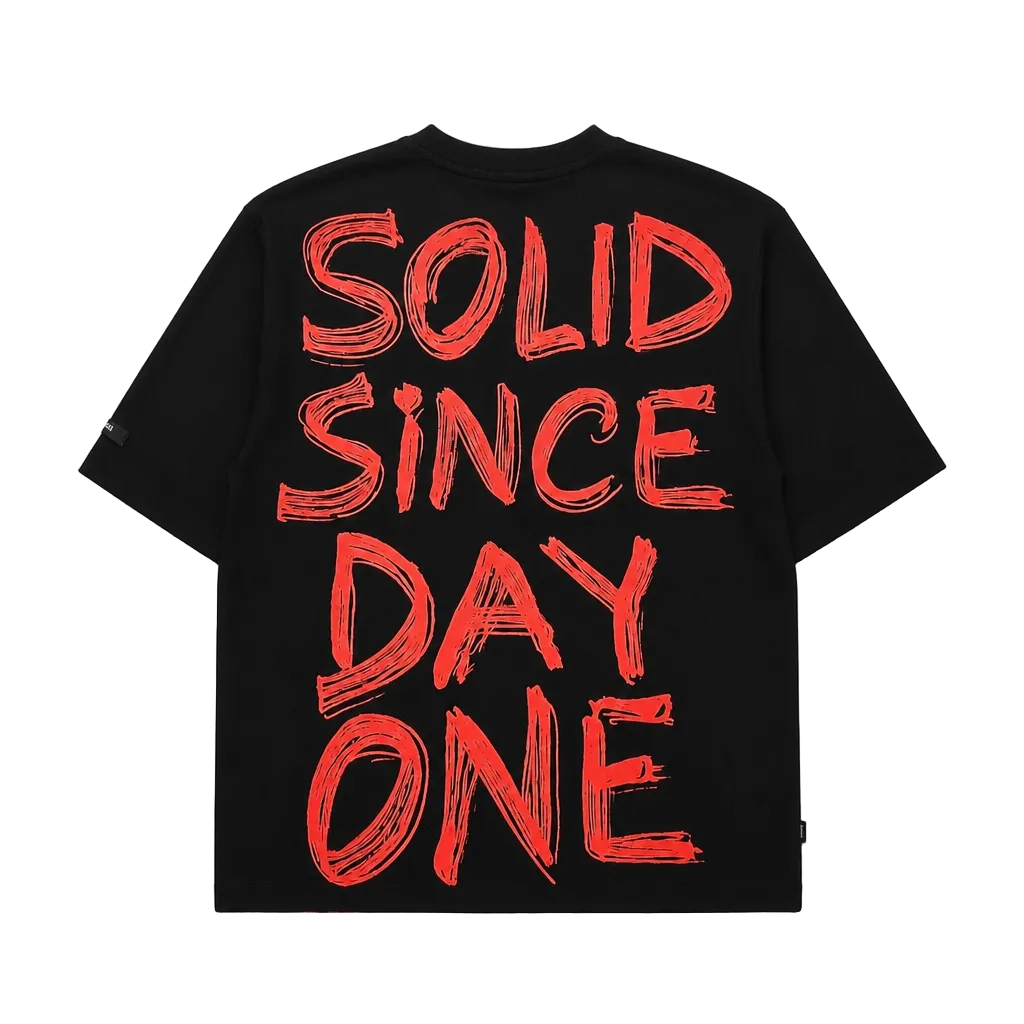 SWITCH MEN'S STAY SOLID GRAPHIC T-SHIRT (BLACK)