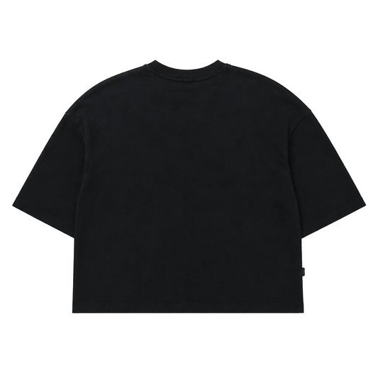 SWITCH MEN'S RHINESTONE LOAD UP CROPPED GRAPHIC T-SHIRT (BLACK)