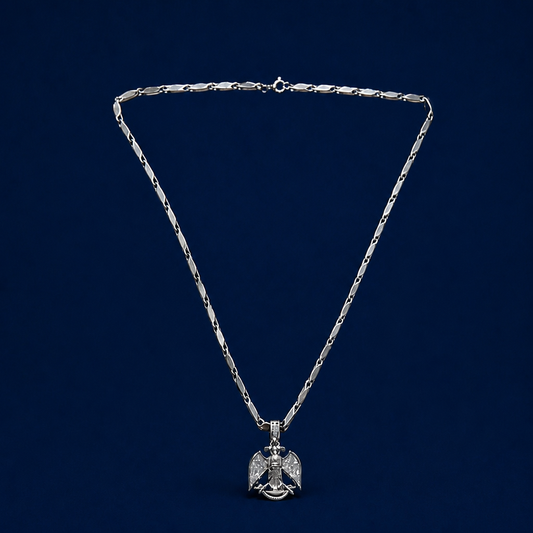 30INCH 5MM SILVER TONE STAINLESS STEEL BIRD PENDANT & CHAIN NECKLACE